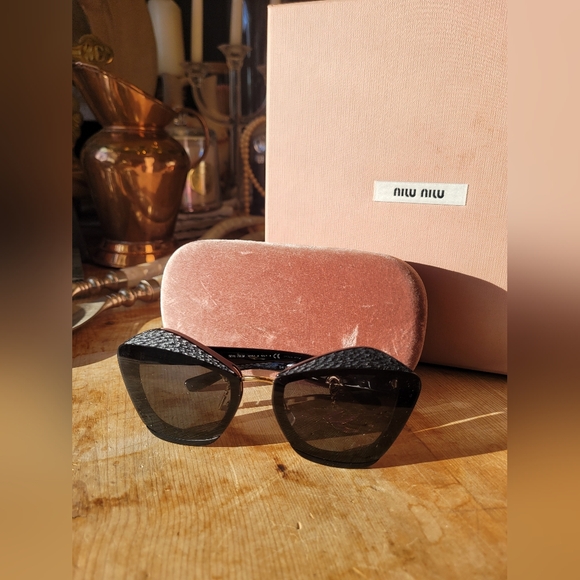 Miu Miu Accessories - MIU MIU Sunglasses with Charms NIB